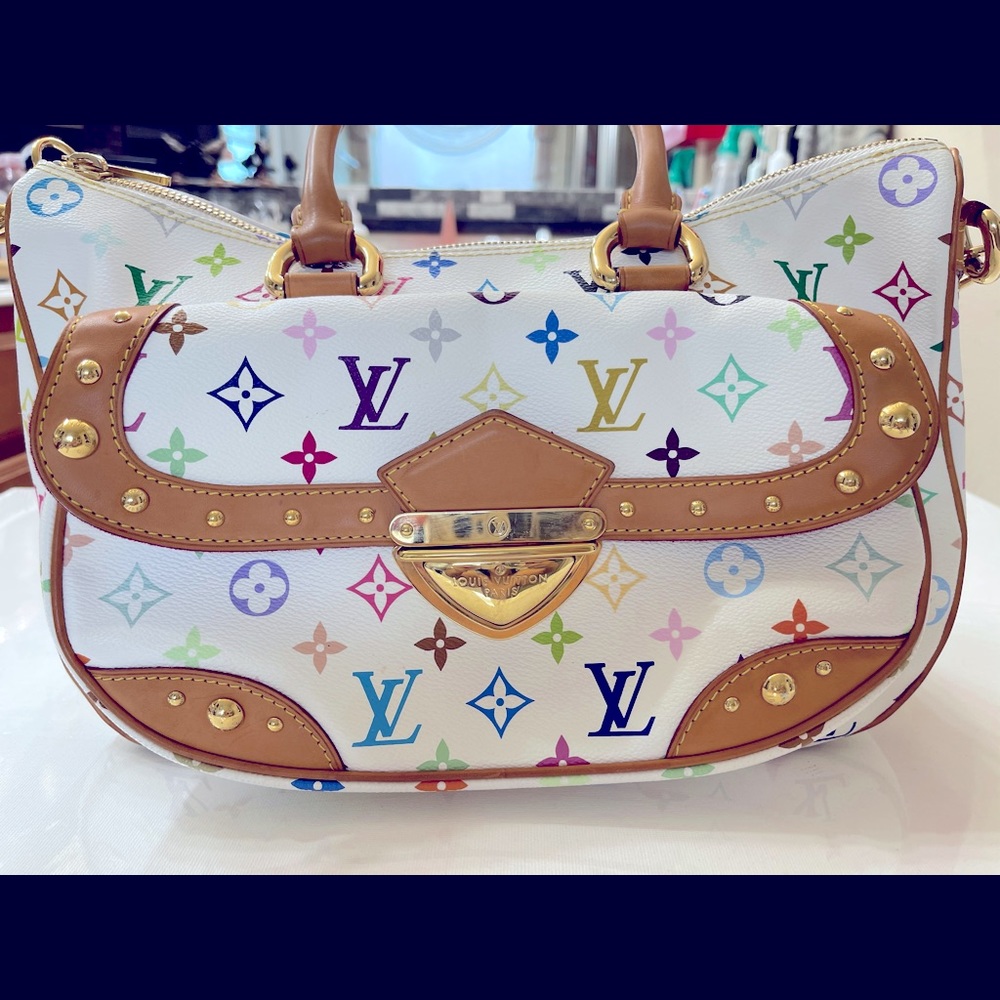Louis Vuitton Authentic Multicolor 2way purse